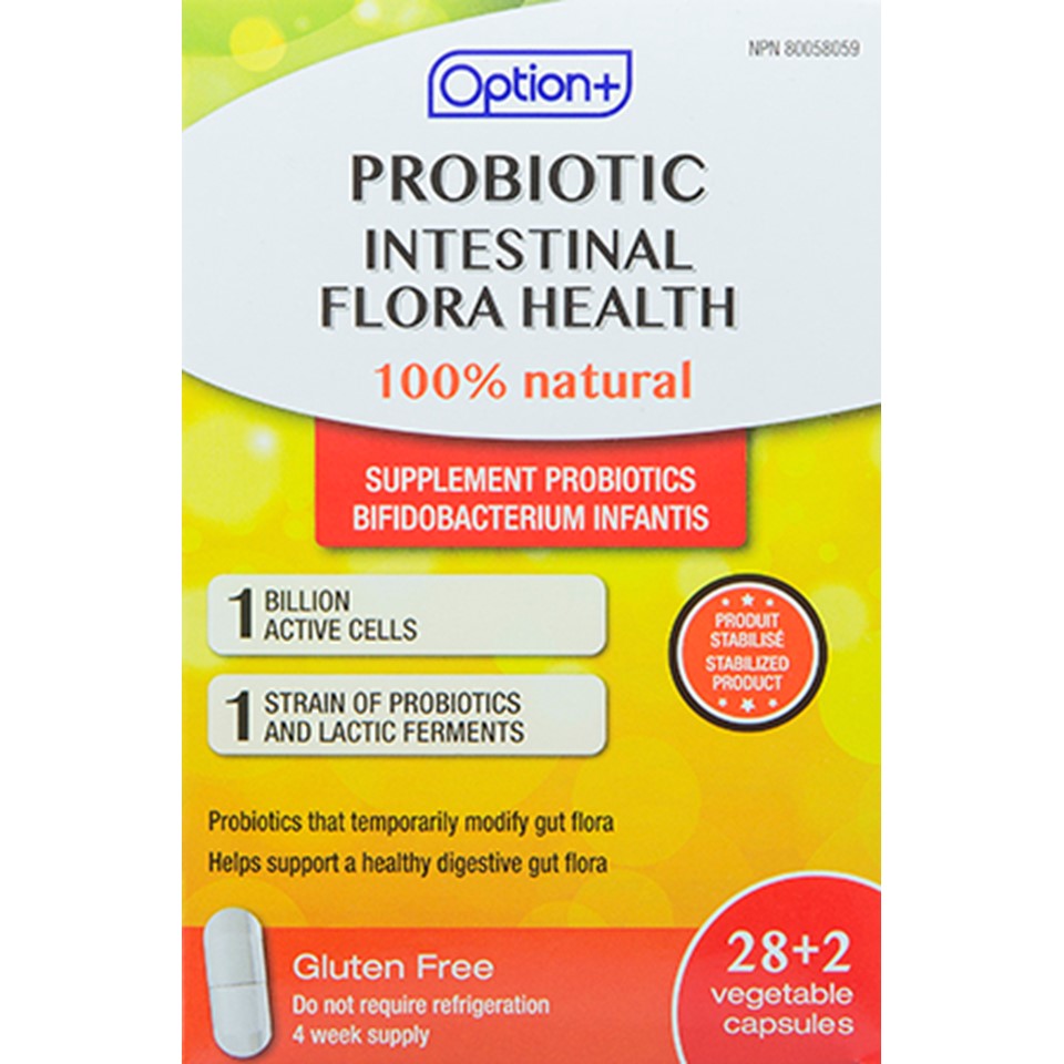 Option+ Intestinal Flora Health - 30 Capsules