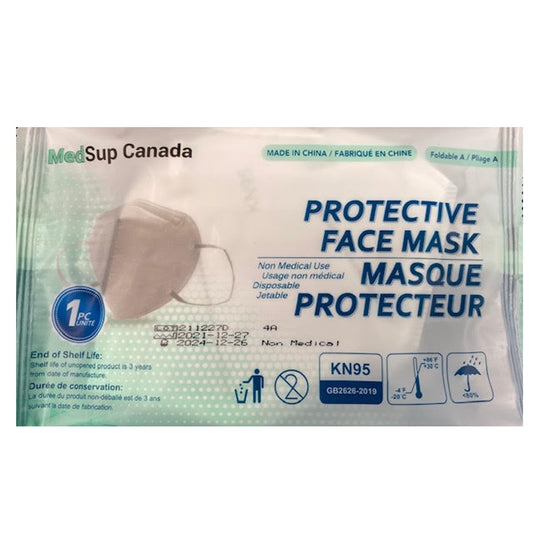 MedSup Canada KN95 Protective Face Masks - Single Mask (1)