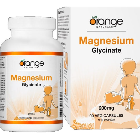 Magnesium Glycinate 200mg - 90 Veg Capsules