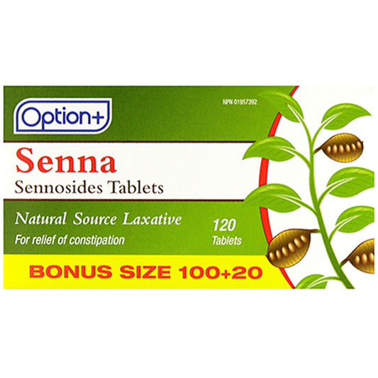 Option+ Senna - 120 Tablets