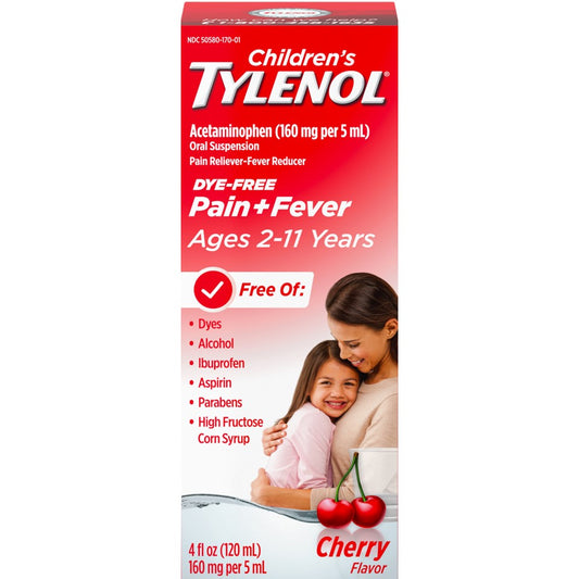 Children's Tylenol Suspension - Cherry - 120mL