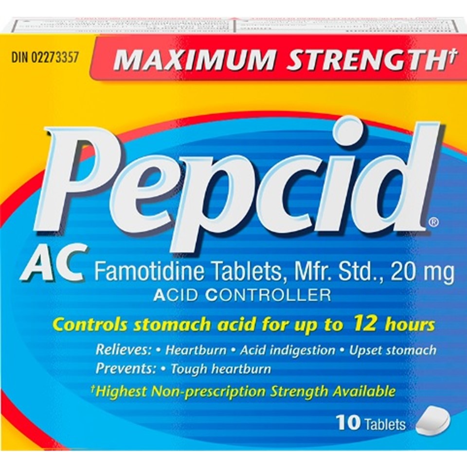 Pepcid AC Maximum Strength 20mg - 10 Tablets