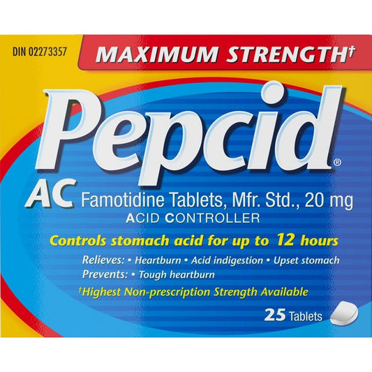 Pepcid AC Maximum Strength - 25 Tablets