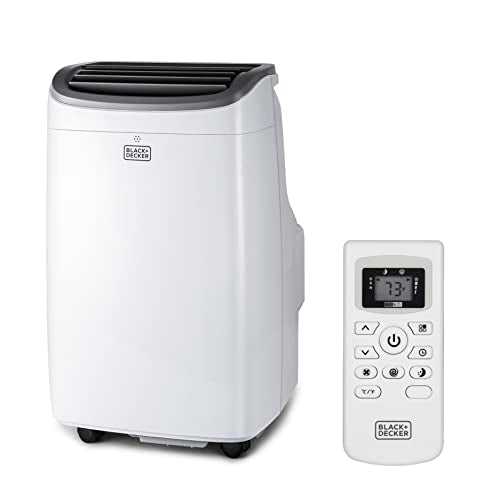 BLACK+DECKER BPACT10WT Portable Air Conditioner - 5,500 BTU DOE (10,000 BTU Ashrae) - White