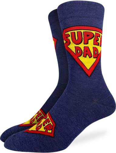 Good Luck Sock Men's Super Dad Socks - Adult