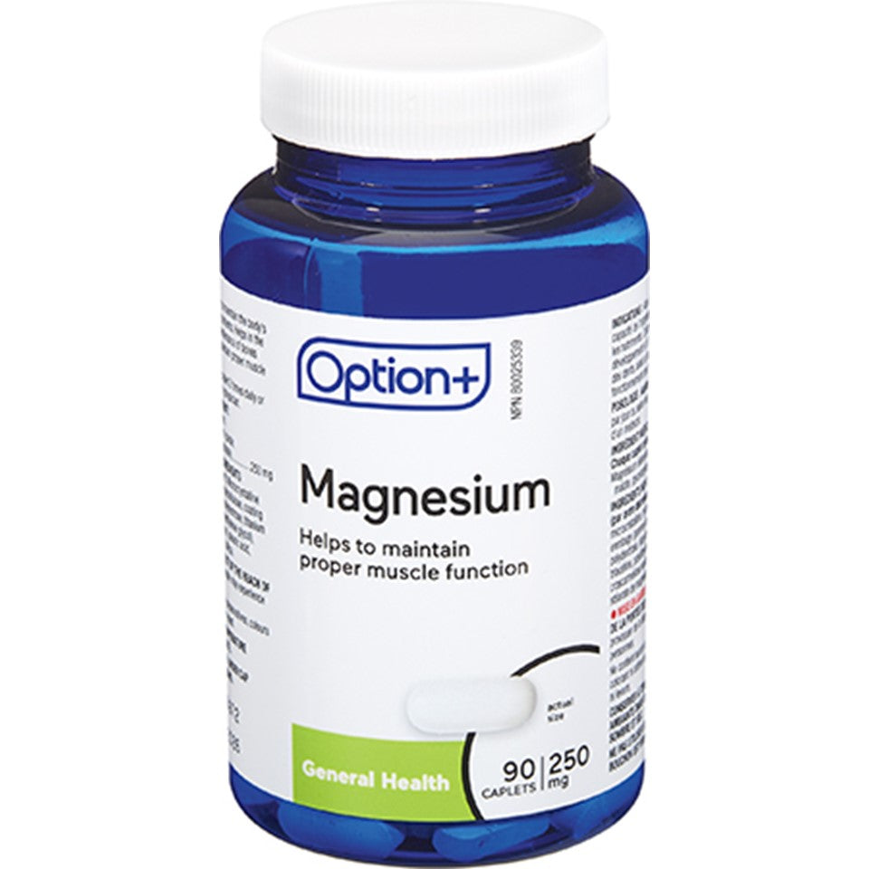Option+ Magnesium 250mg - 90 Caplets